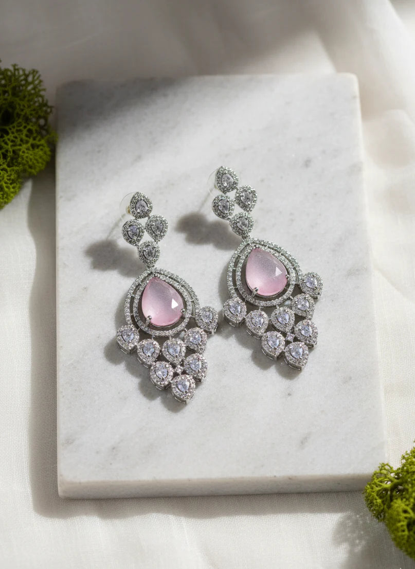 Pink Stylish Earings
