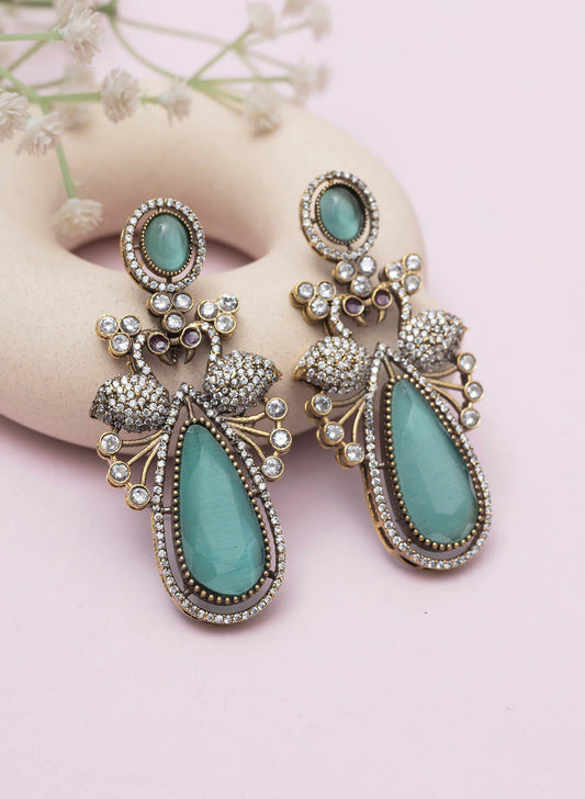 Stylish Green Earings